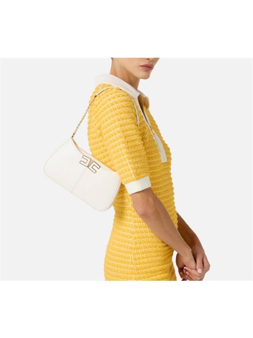 SHOULDER BAG WITH LOGO DETAIL ELISABETTA FRANCHI | BS93A61E2360 avorio